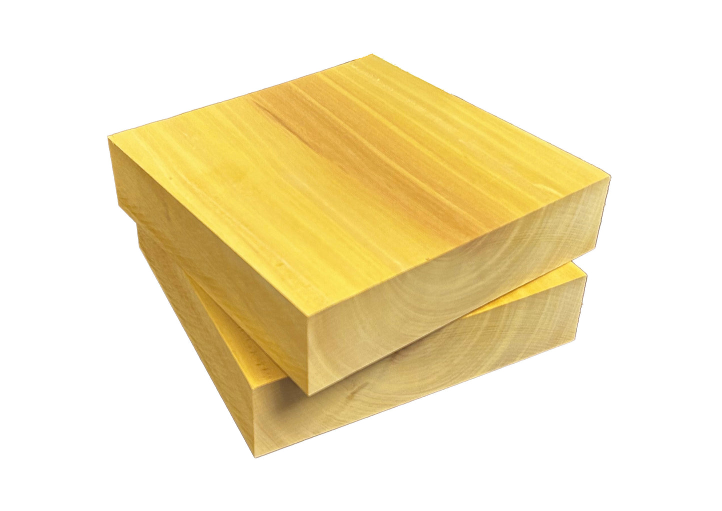 Yellowheart Bowl Blanks - 2" (2pc)