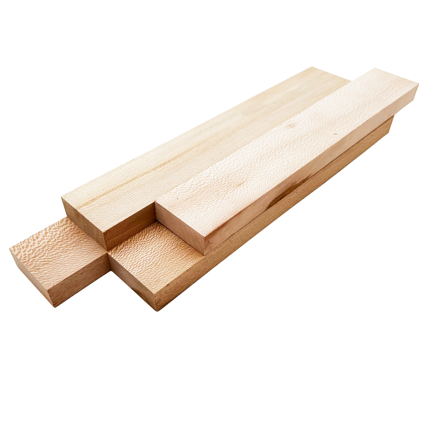 Quarter Sawn Sycamore Lumber Board - 3/4" x 2" (4 Pcs)