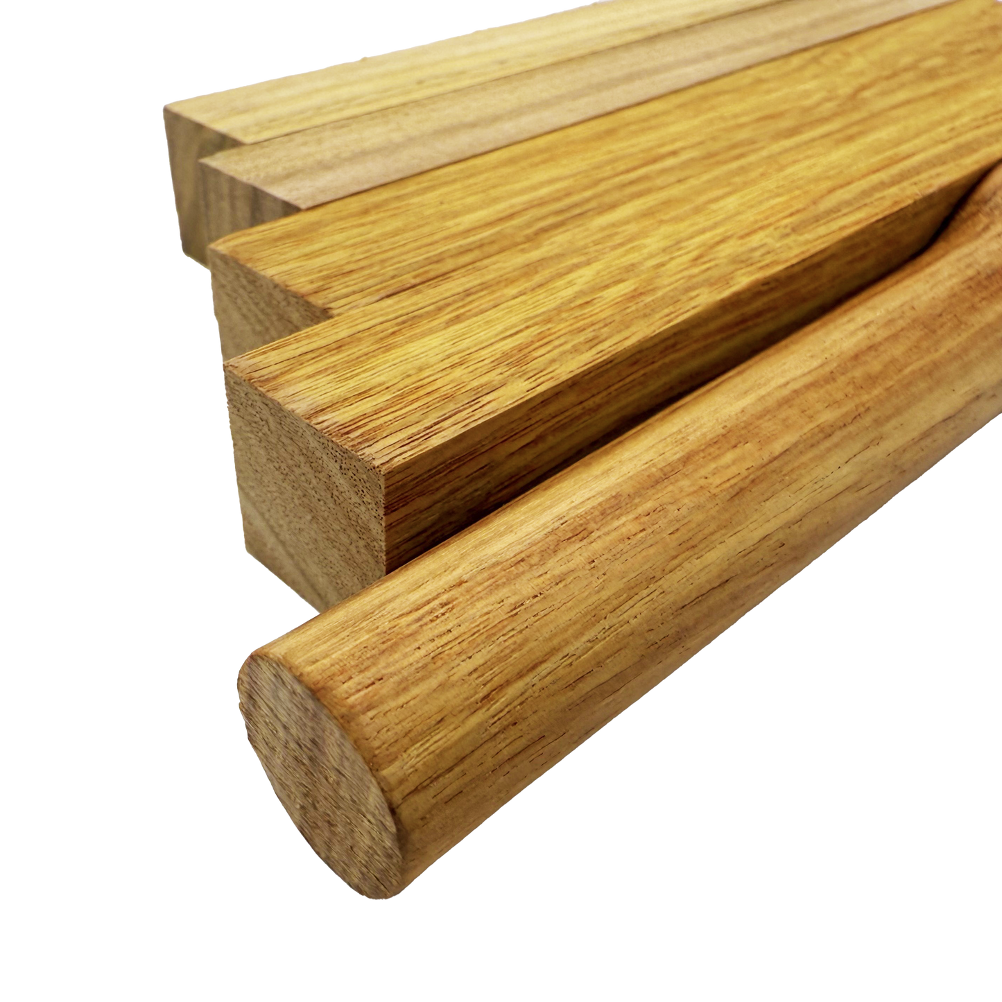 Canarywood Pen Blanks - 3/4" x 3/4" x 6" (5 Pcs)