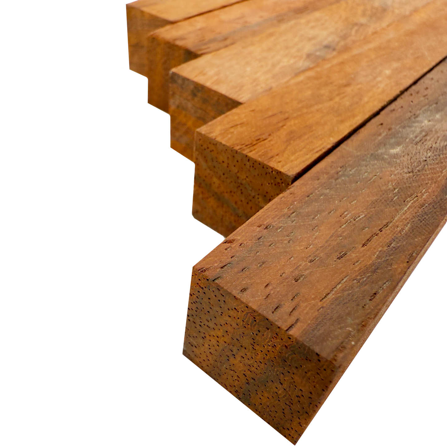 Padauk Pen Blanks - 3/4" x 3/4" x 5" (5 Pcs)