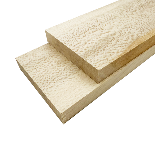 Quarter Sawn Sycamore Lumber Board - 3/4" x 4" (2 Pcs)
