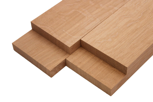 Quarter Sawn White Oak Lumber Board - 3/4" x 4" (2 Pcs)