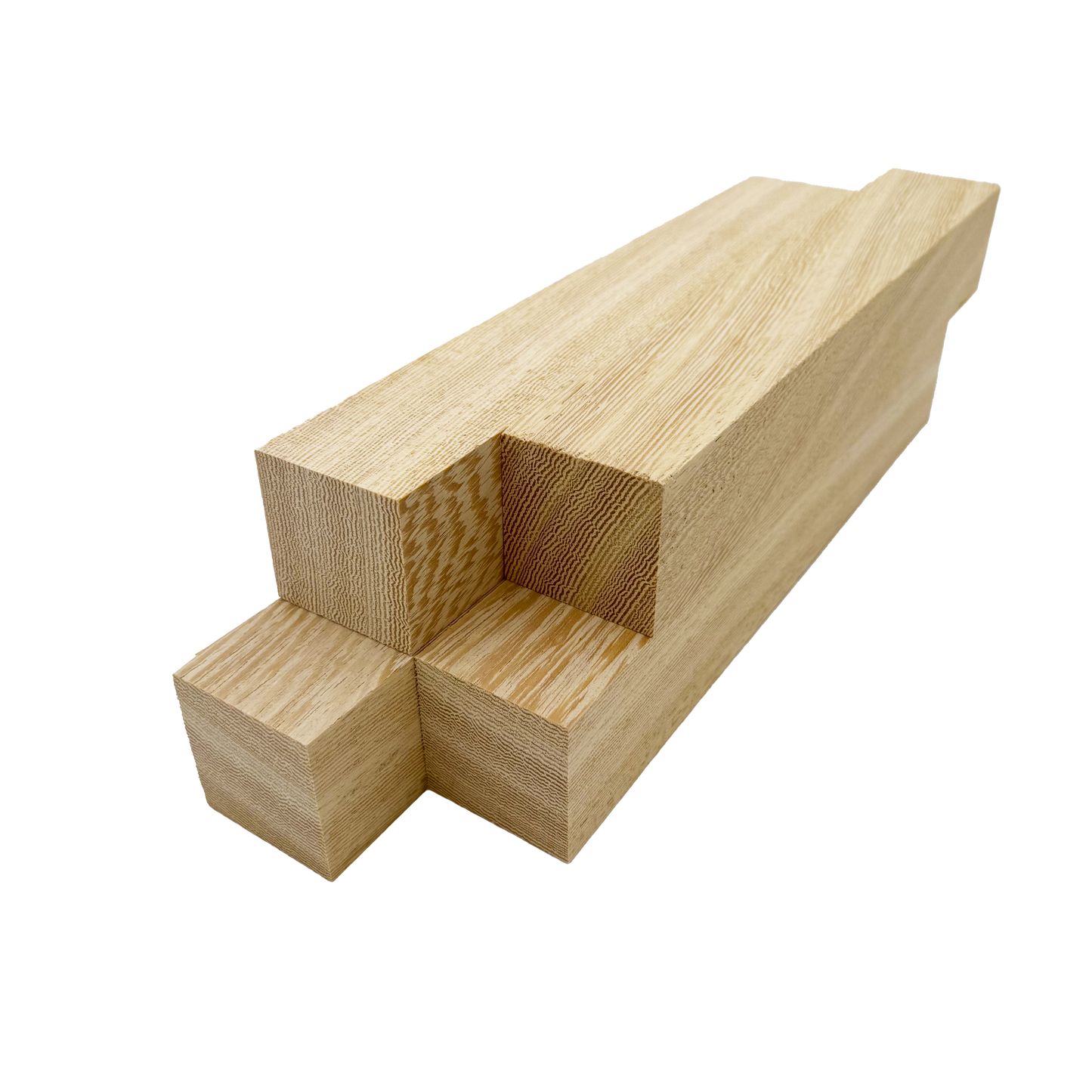 White Wenge Lumber Square Turning Blanks - 2" x 2" (4 Pcs)