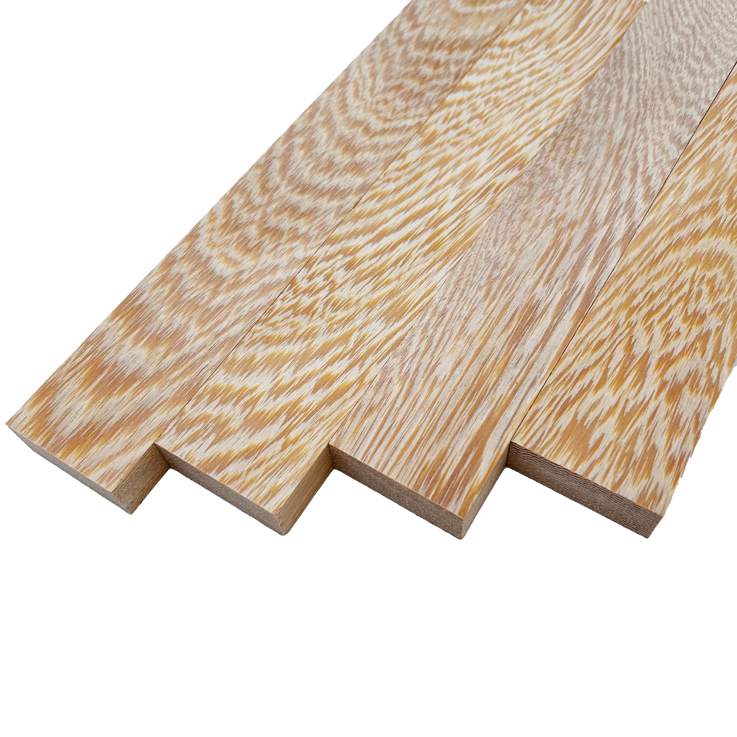 White Wenge Lumber Board - 3/4" x 2" (4 Pcs)
