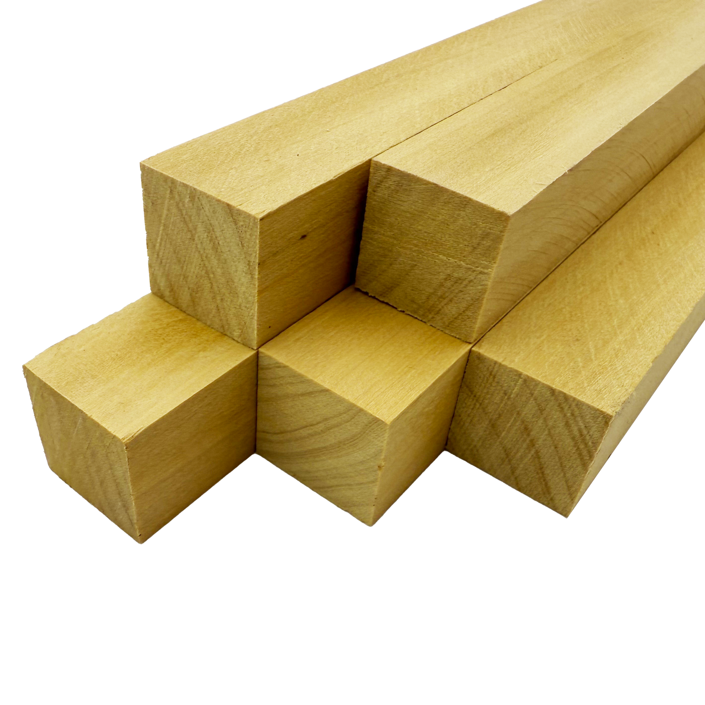 Yellowheart Pen Blanks - 3/4" x 3/4" x 6" (5 Pcs)