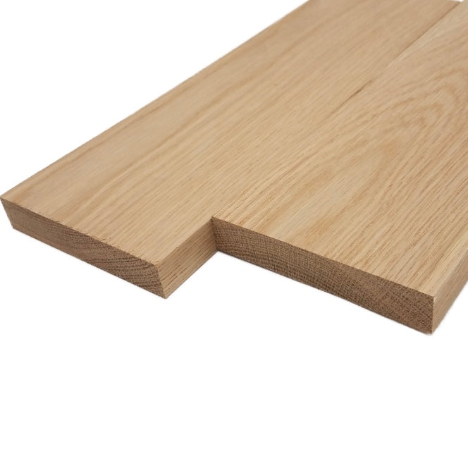 White Oak Lumber Board - 3/4" x 4" (2 Pcs)