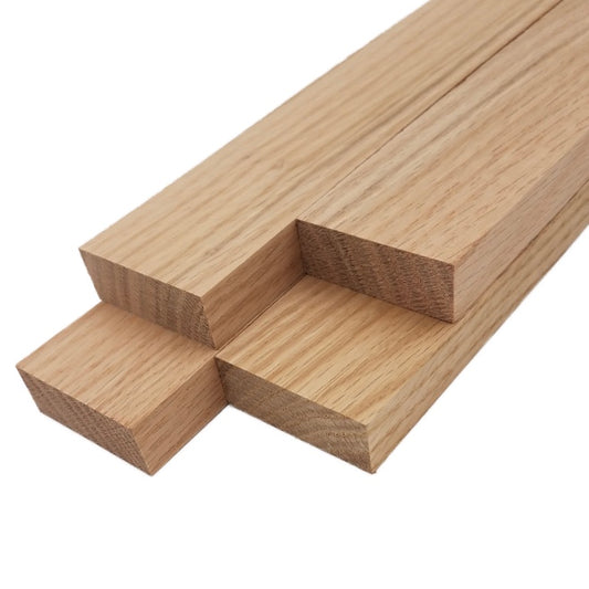 Red Oak Lumber Board - 3/4" x 2" (4 Pcs)
