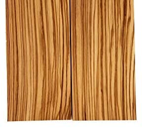 Zebrawood Lumber Board - 3/4" x 4" (2 Pcs)