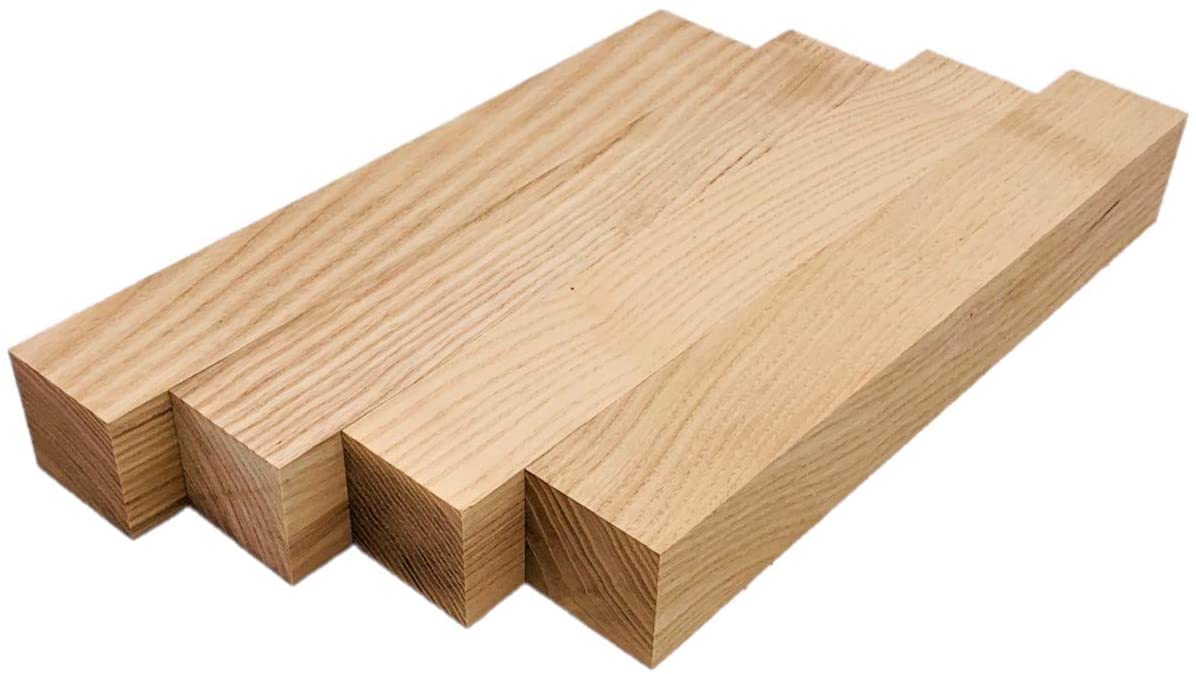 White Ash Lumber Turning Blanks - 2" x 2" (4 Pcs)