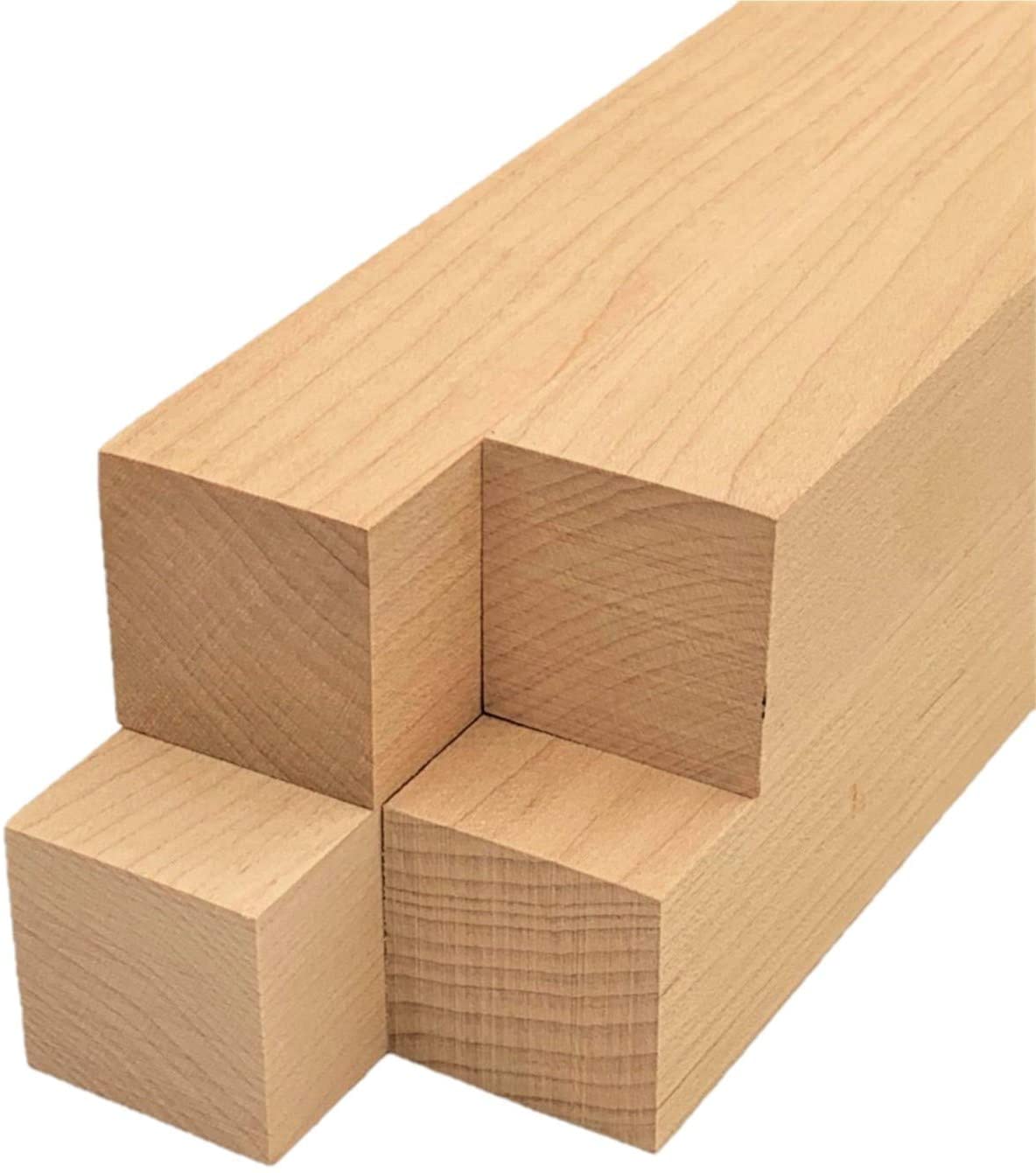 Maple Lumber Square Turning Blanks - 1.5" x 1.5" (4pc)