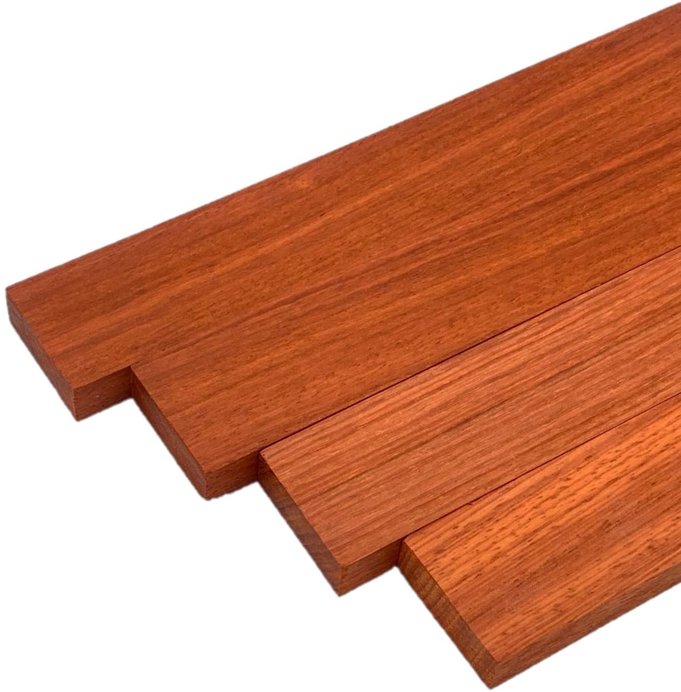 Padauk Lumber Board - 3/4" x 2" (4 pcs)
