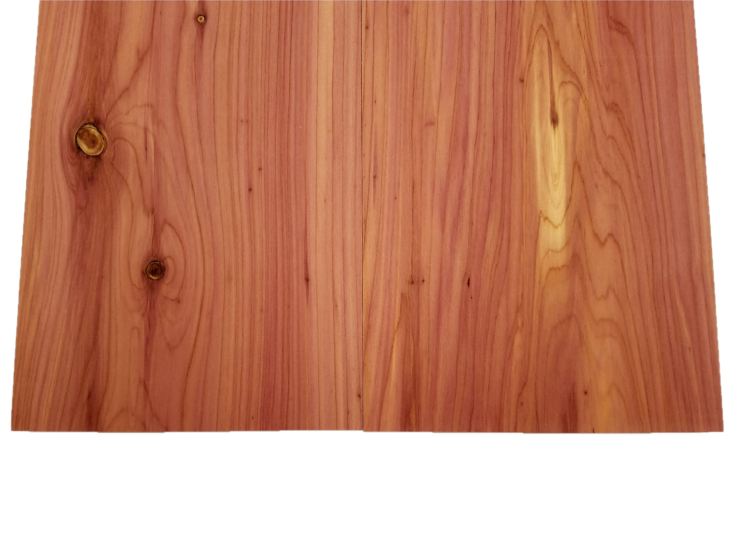 Aromatic Cedar two sides sanded to 3/4" thickness, 8" wide