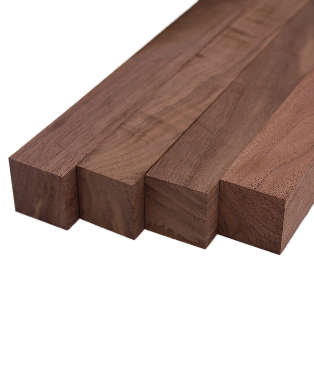 Walnut Turning Blank Squares - 1.5" x 1.5" (4 Pcs)