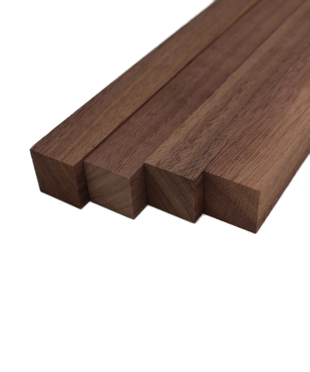 Walnut Turning Blank Squares - 1" x 1" (4 Pcs)