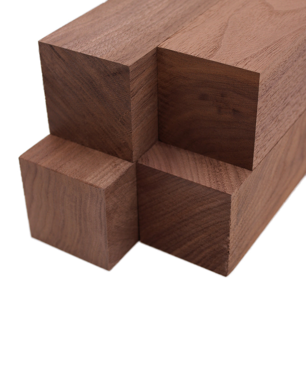 Walnut Turning Blank Squares - 2.5" x 2.5" (4 Pcs)