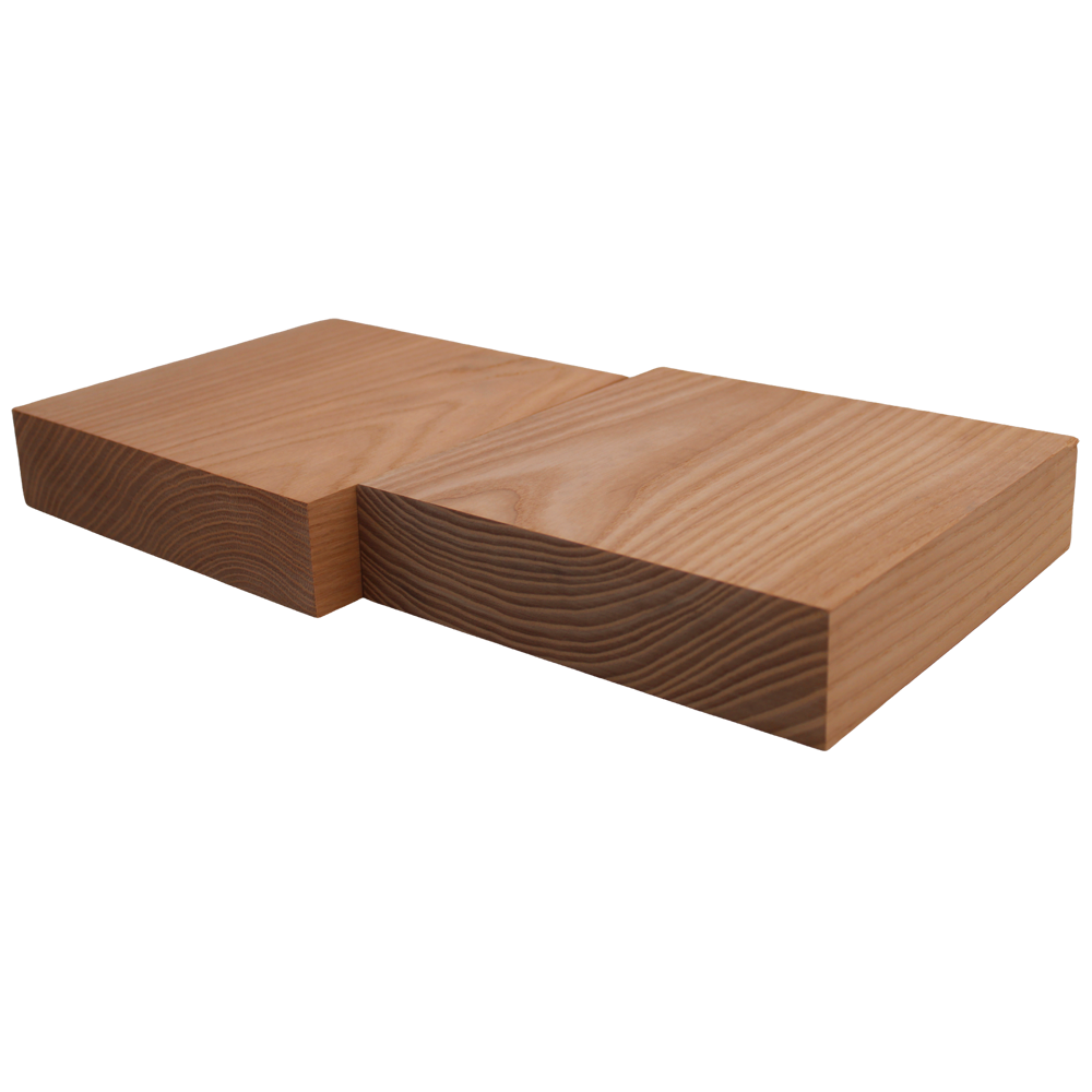 White Ash Bowl Blank - 2" (2pcs)