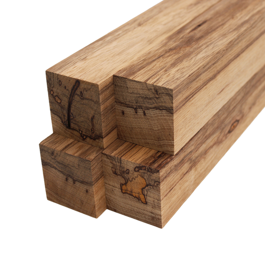Black Limba Lumber Square Turning Blanks - 2" x 2" (4 Pcs)