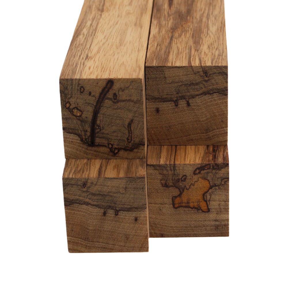 Black Limba Lumber Square Turning Blanks - 2" x 2" (4 Pcs)