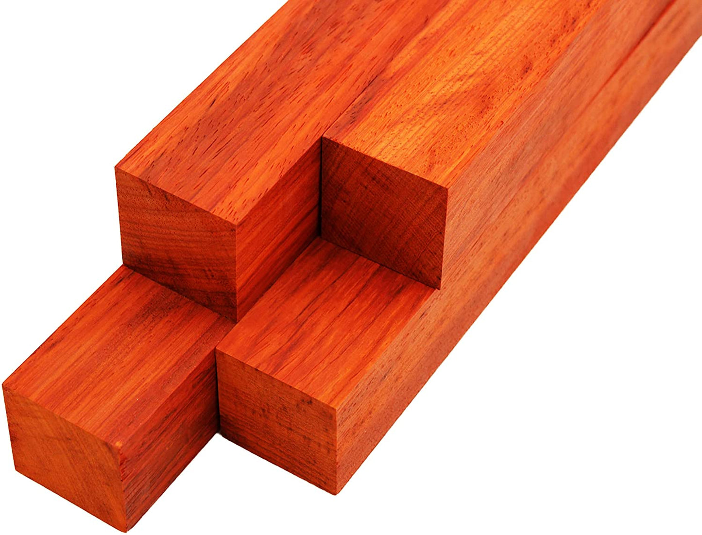 Padauk Lumber Square Turning Blanks - 2" x 2" (4 Pcs)