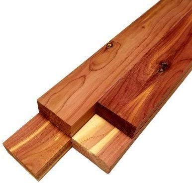 Aromatic Cedar two sides sanded to 3/4" thickness, 2" wide