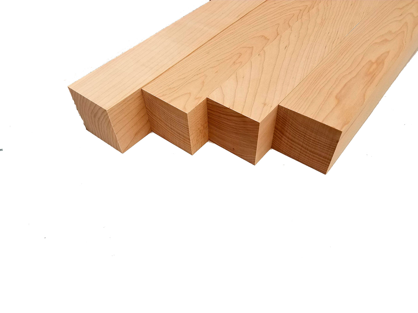 Maple Lumber Square Turning Blanks - 2" x 2" (4 Pcs)