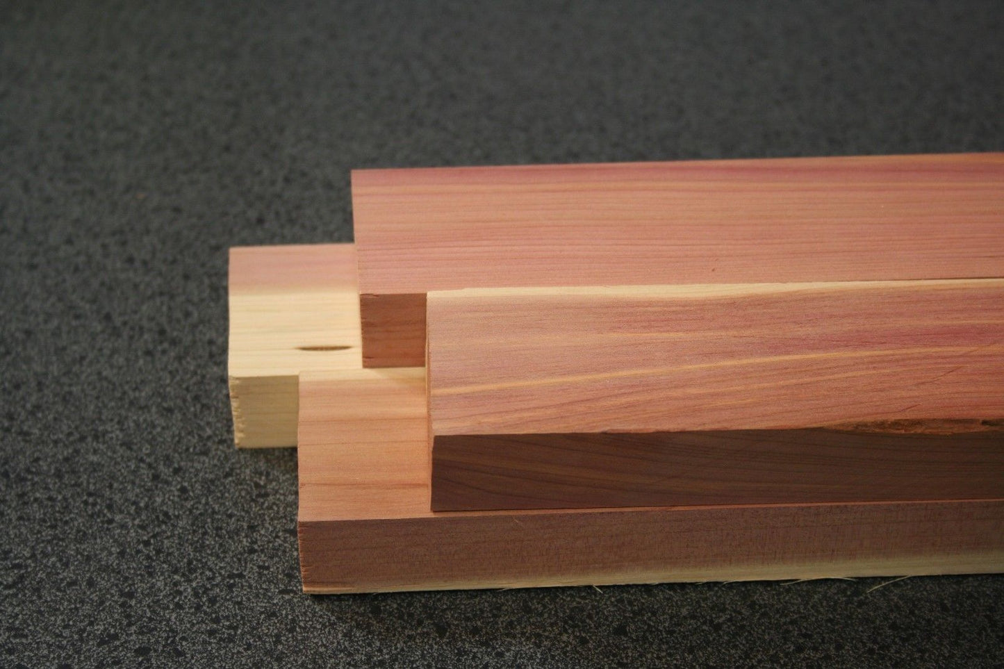 Aromatic Cedar two sides sanded to 3/4" thickness, 2" wide