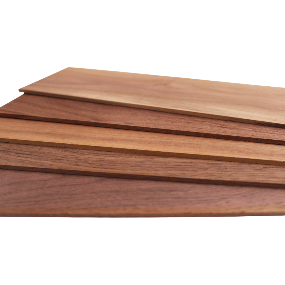 Natural Black Walnut Thin Sawn Lumber Board Blanks (5PCS) 1/8" x 4"