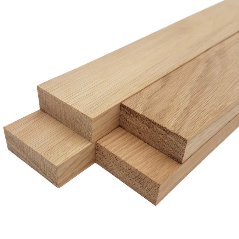 White Oak Lumber Board - 3/4" x 2" (4 Pcs)