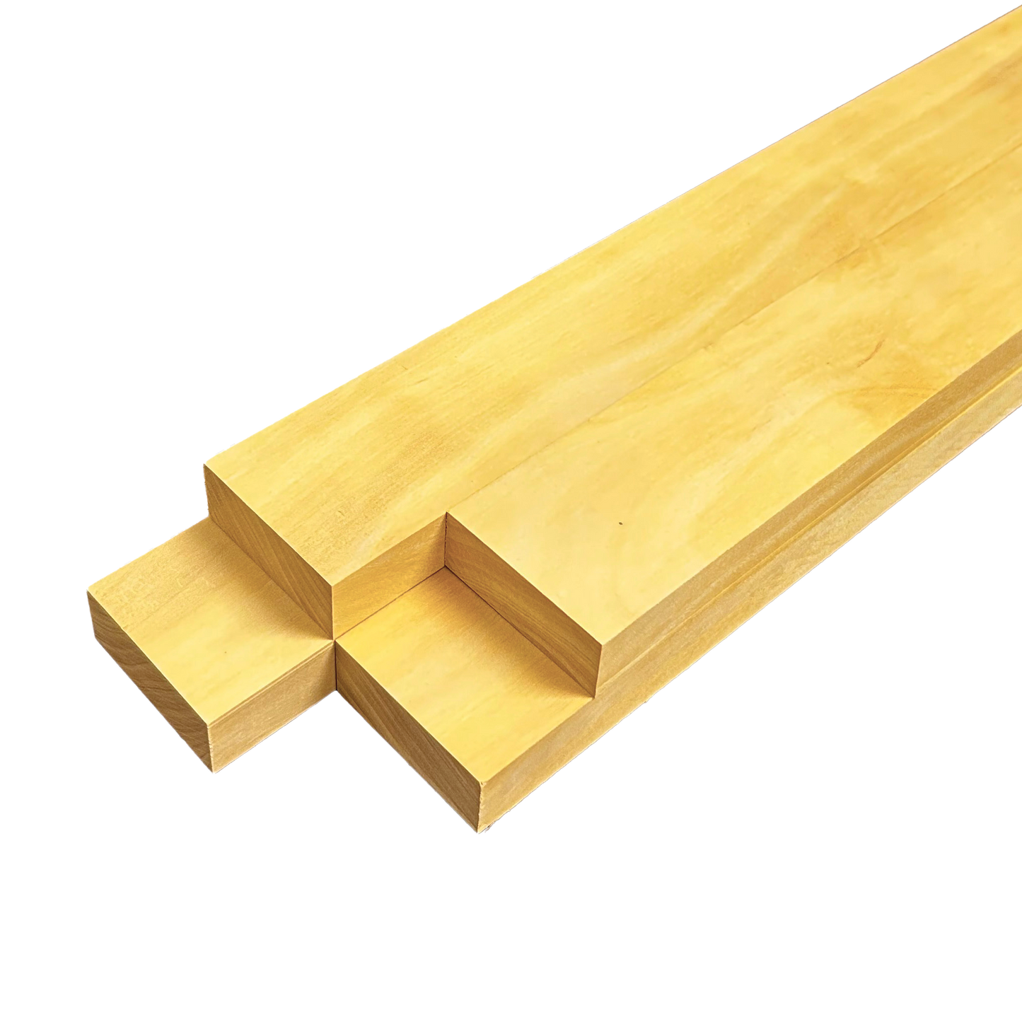 Yellowheart Lumber Boards 3/4" x 2" (4pcs)