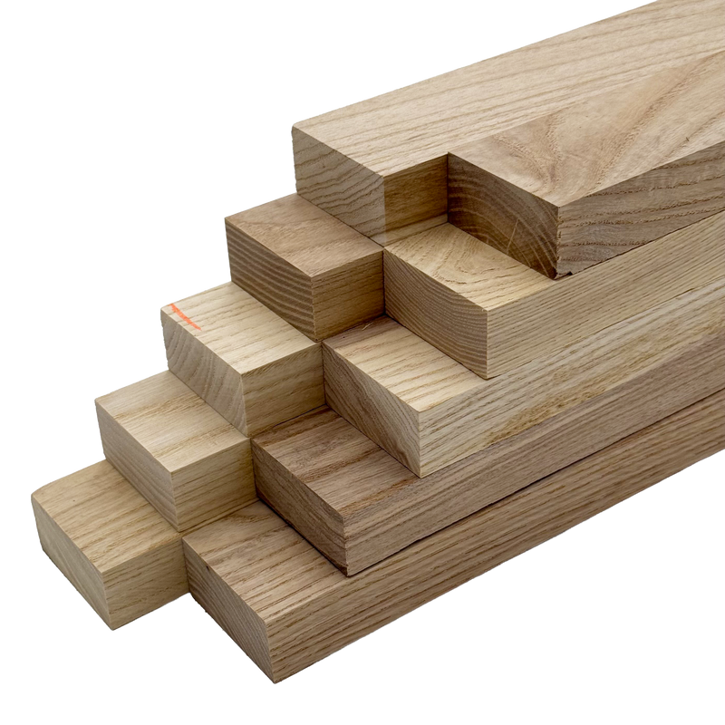 Ash 4/4 Lumber - Woodworkers' Craft Pack (1 x 2 x 24 - 10 Pcs)