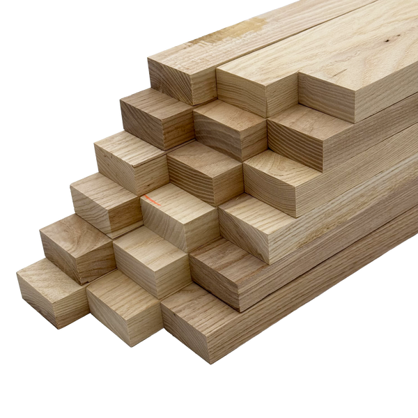 Ash 4/4 Lumber - Woodworkers' Craft Pack (1 x 2 x 12 - 18 Pcs)