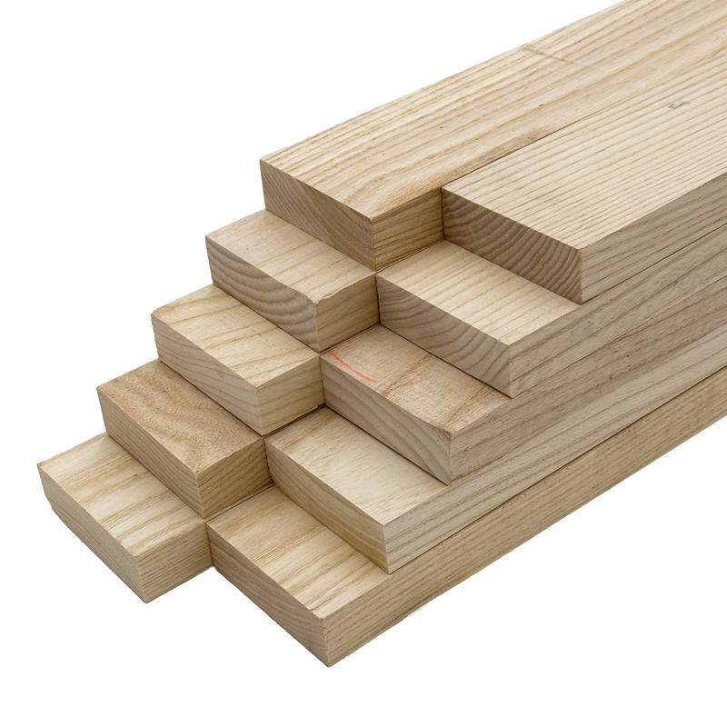 Ash 4/4 Lumber - Woodworkers' Craft Pack (1 x 3 x 60 - 10 Pcs)
