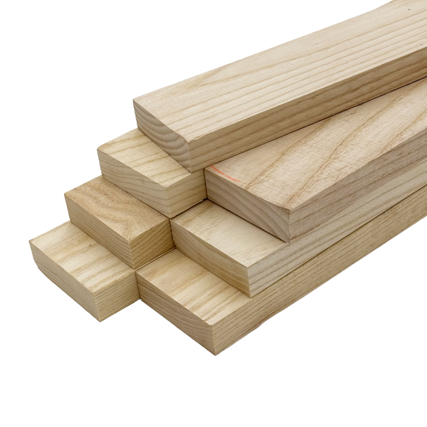 Ash 4/4 Lumber - Woodworkers' Craft Pack (1 x 3 x 24 - 7 Pcs)