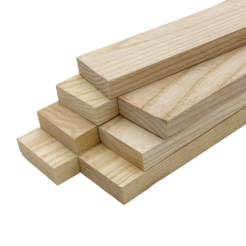 Ash 4/4 Lumber - Woodworkers' Craft Pack (1 x 3 x 24 - 7 Pcs)