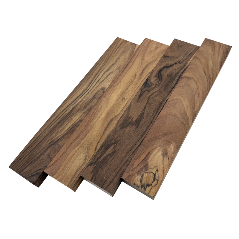 Bolivian Rosewood Lumber Board - 3/4" x 2" (4 Pcs)