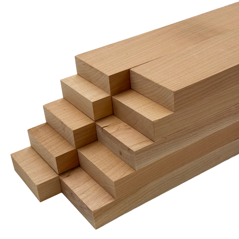 Cherry 4/4 Lumber - Woodworkers' Craft Pack (1 x 3 x 72 - 10 Pcs)