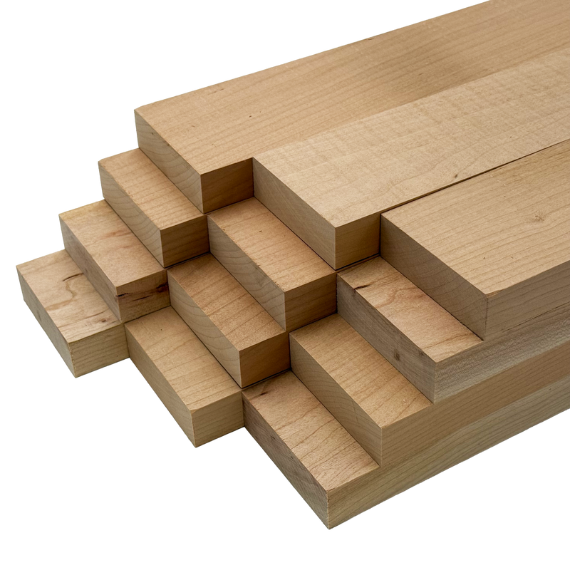 Cherry 4/4 Lumber - Woodworkers' Craft Pack (1 x 3 x 36 - 12 Pcs)