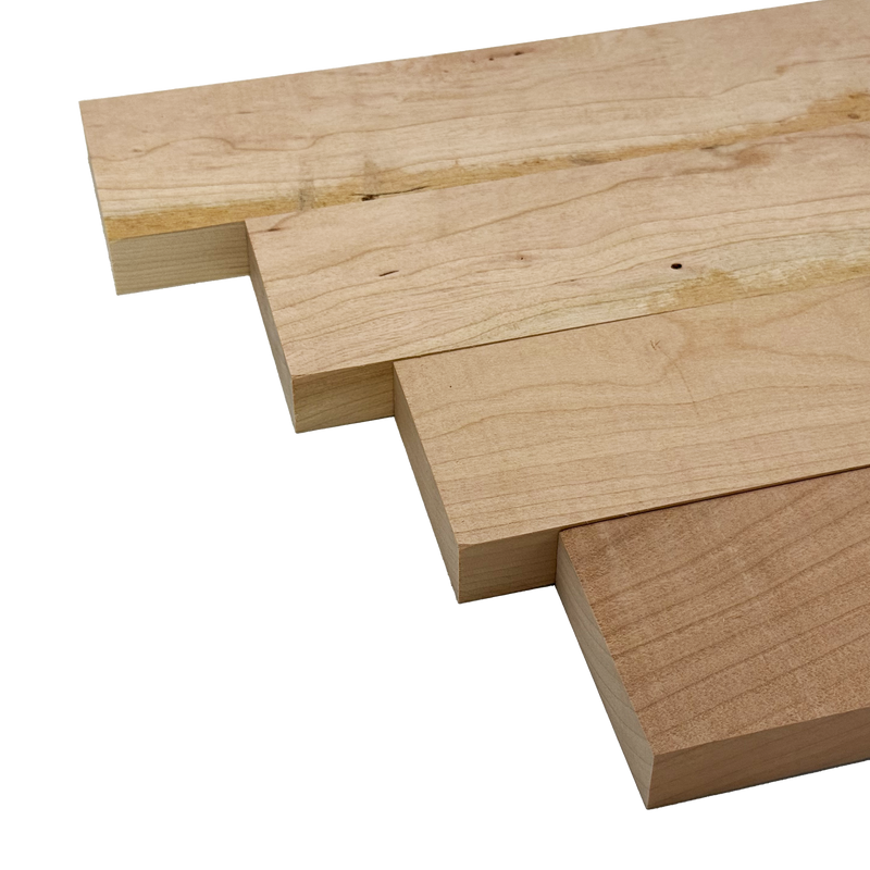 Cherry 4/4 Lumber - Woodworkers' Craft Pack (1 x 3 x 48 - 7 Pcs)