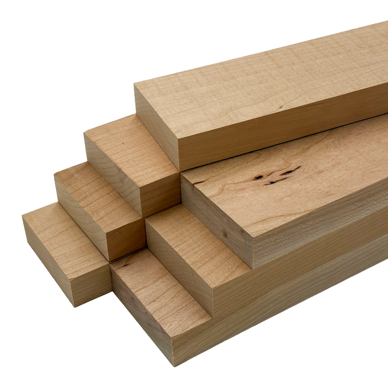 Cherry 4/4 Lumber - Woodworkers' Craft Pack (1 x 3 x 24 - 7 Pcs)