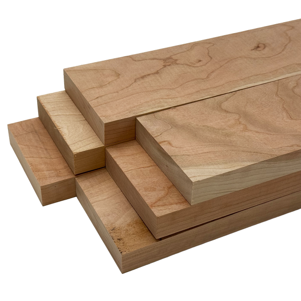 Cherry 4/4 Lumber - Woodworkers' Craft Pack (1 x 4 x 72 - 6 Pcs)