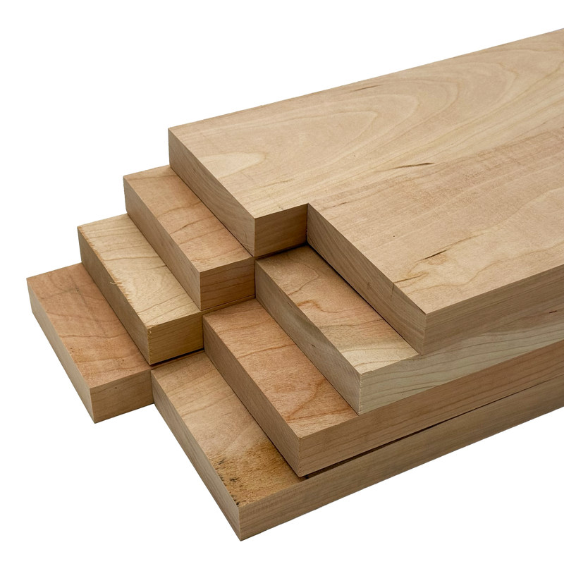 Cherry 4/4 Lumber - Woodworkers' Craft Pack (1 x 4 x 36 - 8 Pcs)