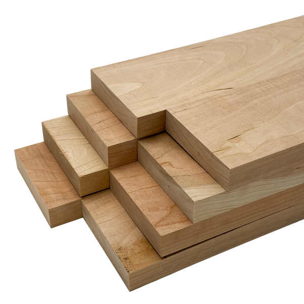 Cherry 4/4 Lumber - Woodworkers' Craft Pack (1 x 4 x 60 - 8 Pcs)