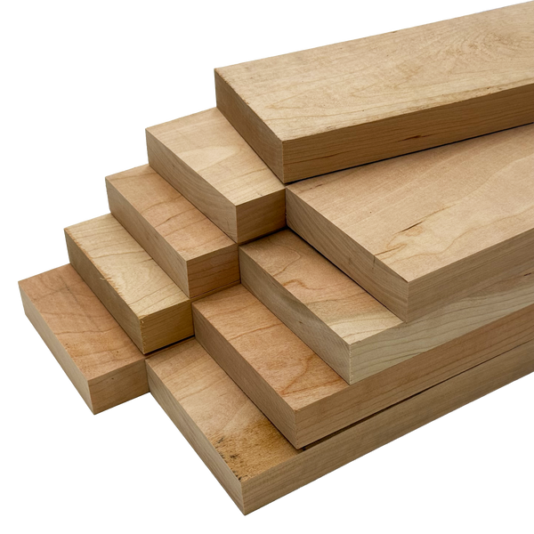 Cherry 4/4 Lumber - Woodworkers' Craft Pack (1 x 4 x 48 - 9 Pcs)