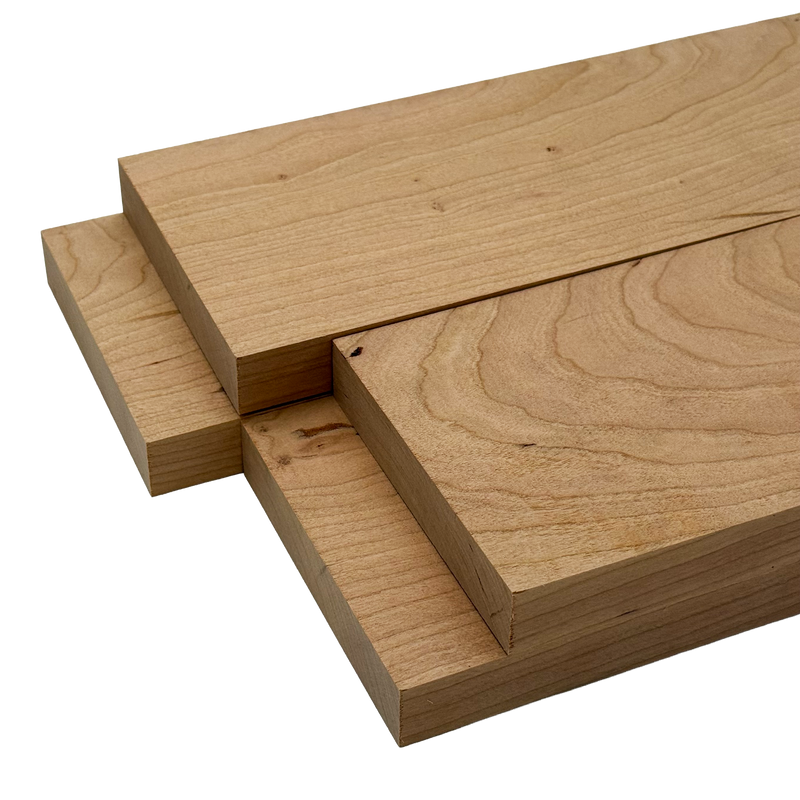 Cherry 4/4 Lumber - Woodworkers' Craft Pack (1 x 5 x 24 - 4 Pcs)