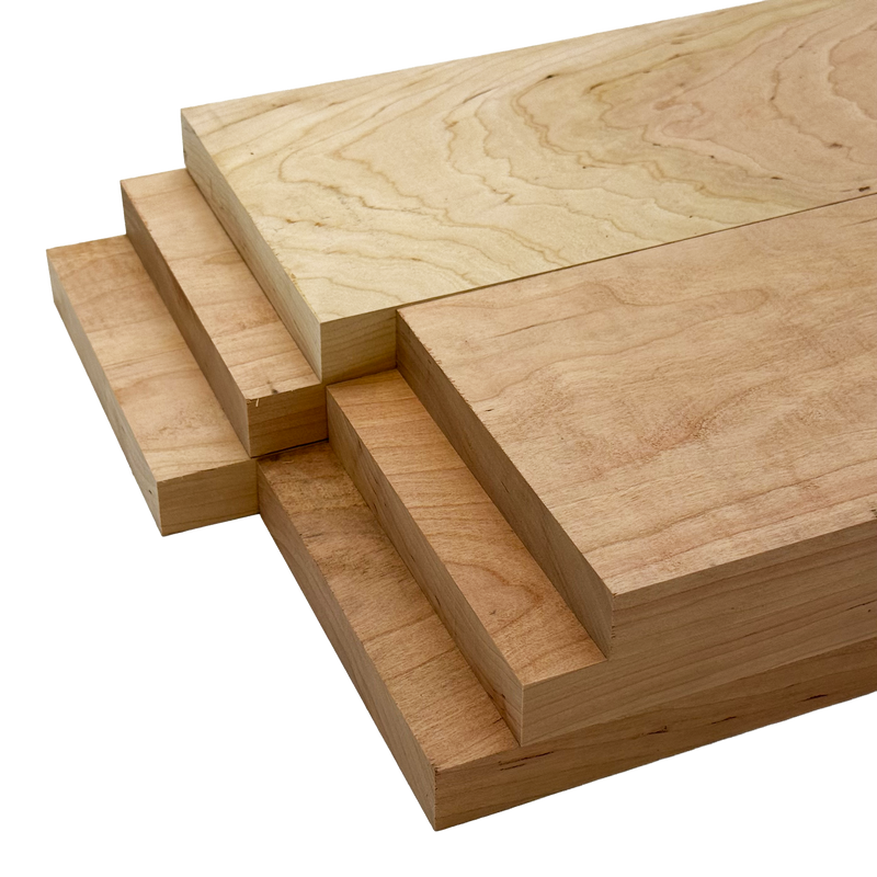 Cherry 4/4 Lumber - Woodworkers' Craft Pack (1 x 6 x 48 - 6 Pcs)