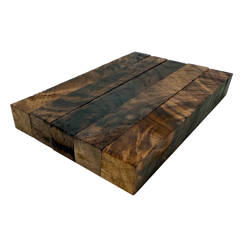 Burled Highly Figured Walnut Pen Blanks - 3/4" x 3/4" x 6" (5 Pcs)
