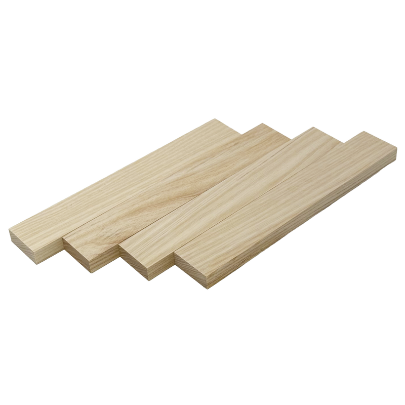 White Ash Lumber Board - 3/4" x 2" (4 Pcs)