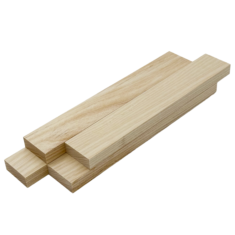 White Ash Lumber Board - 3/4" x 2" (4 Pcs)