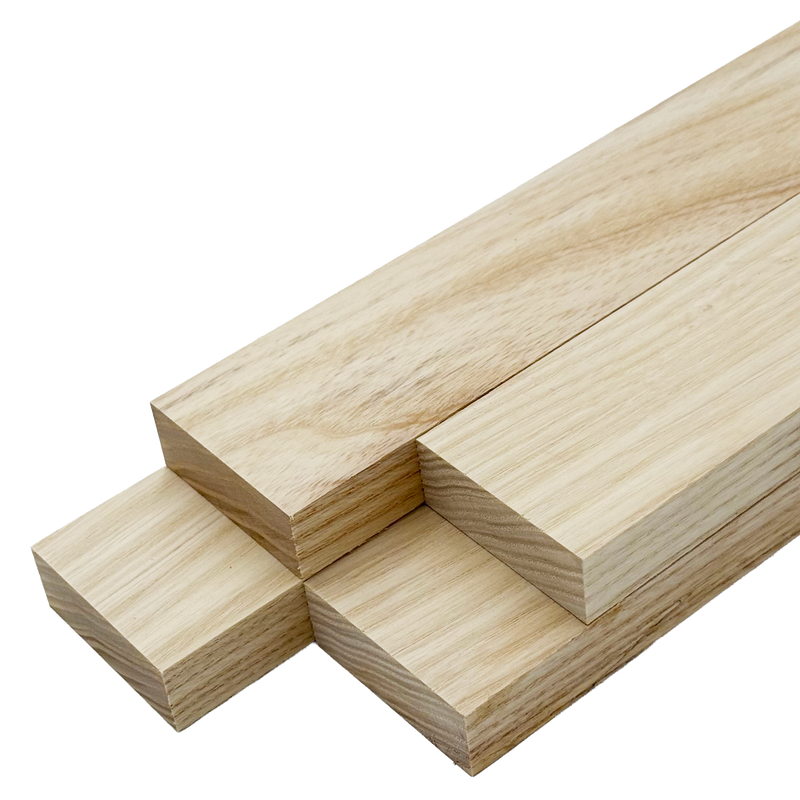 White Ash Lumber Board - 3/4" x 2" (4 Pcs)