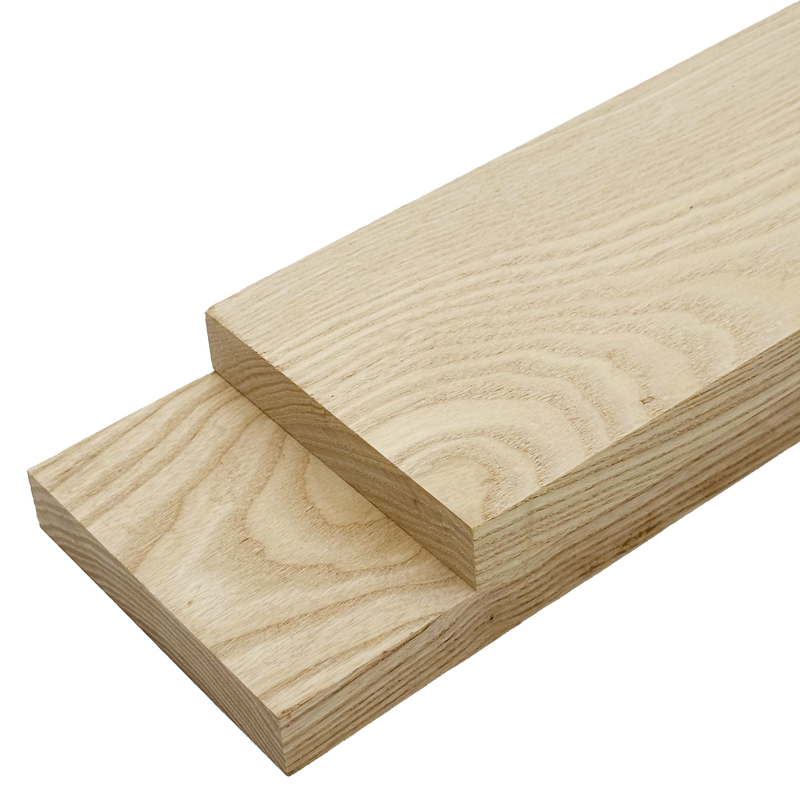 White Ash Lumber Board - 3/4" x 4" (2 Pcs)